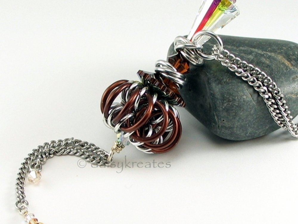 Genie in top a bottle necklace
