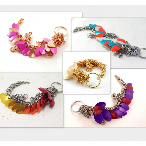 Pet dragon key fobs from prior custom designed color patterns