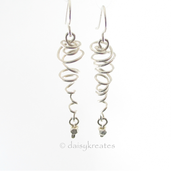 Sterling Silver Sprite Earrings