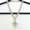 Ghenghiz Cohen necklace B2+1 Maltese cross focal