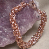 Chunky Copper Byzantine Chainmaille Bracelet Chunky Copper Byzantine Chainmaille Bracelet