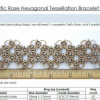 Celtic Rose Hexagonal Tessellation Bracelet Tutorial