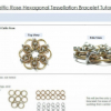 Celtic Rose Hexagonal Tessellation Bracelet Tutorial  sample page