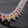 Staggered Byzantine Chainmaille Braclet, Bollywood by way of Byzantine