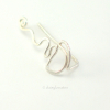 Sterling silver Coffee Cup ear climber with right handle Sterling silver Coffee Cup ear climber with right handle