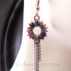 Multi-Color Anodized Niobium Coiled Rainbow Earrings