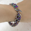 The Japanese Lace bracelet's low profile wears comfortably on wrist
