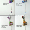 Nature inspired colorways for DIY kit for Artemis genie bottle pendant