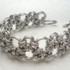 Hodo Chainmaille Bracelet in a cuff-like sturdy structure