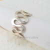 Freeform Squiggle Finger Ring in solid 925 sterling silver