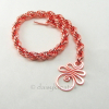 Moon Rise bracelet is all hand woven in the classic French Rope Spiral pattern Moon Rise bracelet is all hand woven in the classic French Rope Spiral pattern