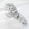 Classic and Bold Half Persian Chainmaille Bracelet in Bright Aluminum Classic and Bold Half Persian Chainmaille Bracelet in Bright Aluminum