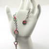 Lovely Poinsettia Bracelet drapes softly and gracefuly