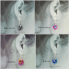 Color options for Petite Tea Rose Earrings Color options for Petite Tea Rose Earrings