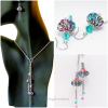 Twin Genie Bottle Lariat and Earrings together make for the most magical set