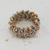 Vertebrae chainmaille ring' soft mesh-like texture, providing comfortable fit Vertebrae chainmaille ring' soft mesh-like texture, providing comfortable fit