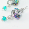 Rainbow Hugs and Silver Kisses Earrings