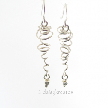 Sterling Silver Sprite Earrings