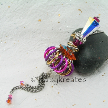 Genie Bottle Necklace in Golden Mulberry