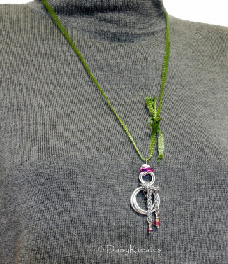Mobius Snowman Pendant with JPL scarf