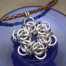 Tao's Garden Pendant in light weight bright aluminum taos_garden_necklace_1_cr.jpg