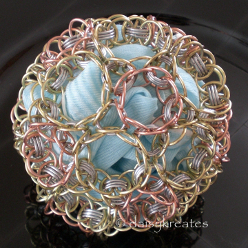 Hourglass truncated icosahedron, 4" across