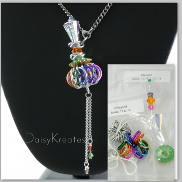 DIY Kit for Artemis Chainmaille Genie Bottle Pendant